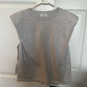 aritizia babaton shoulder pad tank